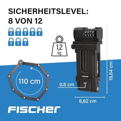 FISCHER FAHRRAD PROTEC FN110 Vouwslot