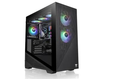 Thermaltake CA-1S4-00M1WN-00 Midi-tower PC-behuizing Zwart 3 voorgeïnstalleerde LED-ventilators, LCS-compatibel, Zijvenster, Geschikt voor DIY-waterkoeling, Thermaltake CA-1S4-00M1WN-00 Midi-tower PC-behuizing Zwart 3 voorgeïnstalleerde LED-ventilators, LCS-compatibel, Zijvenster, Geschikt voor DIY-waterkoeling,