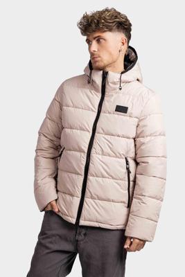AB Lifestyle Matte Puffer Winterjas Heren Roze - Maat XS - Kleur: Roze | Soccerfanshop
