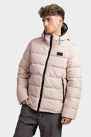 AB Lifestyle Matte Puffer Winterjas Heren Roze - Maat XS - Kleur: Roze | Soccerfanshop - thumbnail