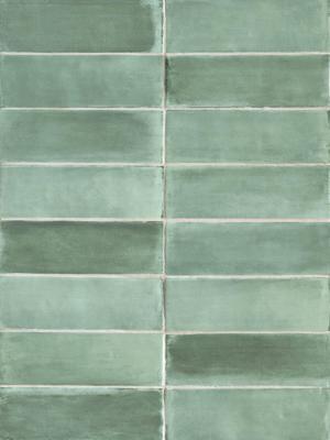 Wandtegel groen Sartoria Tint 16x5cm garden mat
