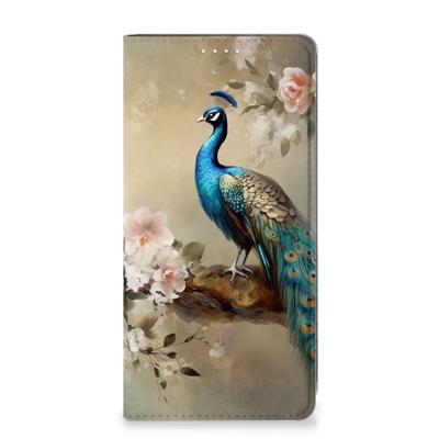 Smartphone hoesje voor Samsung Galaxy S23 Vintage Pauwen