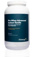 Fittergy Pro whey advanced isolate vanille 1 Kilogram - thumbnail