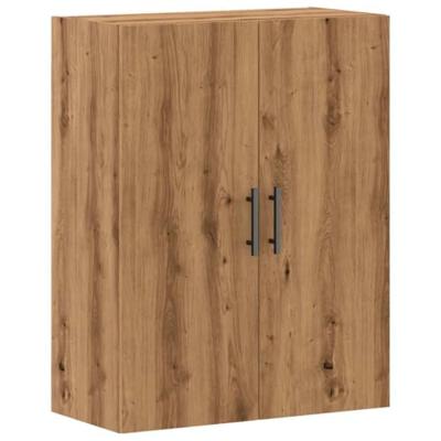 Wandkast 69,5x34x90 cm artisanaal eikenkleurig