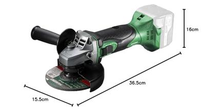 Hikoki G18DSL2W5Z | 125mm Accu haakse slijper | 18 V | Body | Zonder Accu&apos;s & Lader - G18DSL2W5Z