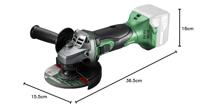 HiKOKI haakse accu slijpmachine - G18DSL2W5Z - ∅125mm - 18V - excl. accu en lader - thumbnail