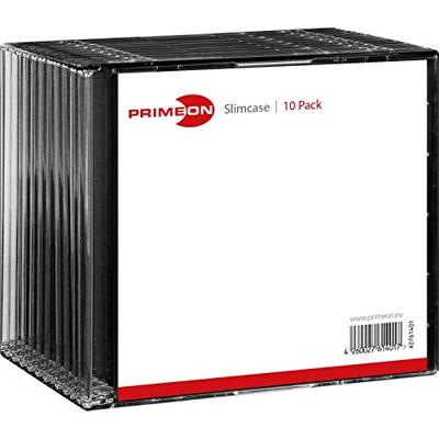 PRIMEON slimcase voor 1 disc 10 stuks