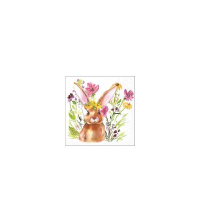 Ambiente Servetten 25cm girl bunny
