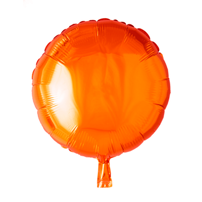 Folieballon Rond Oranje (45cm)