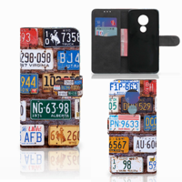 Motorola Moto G7 Power Telefoonhoesje met foto Kentekenplaten - thumbnail
