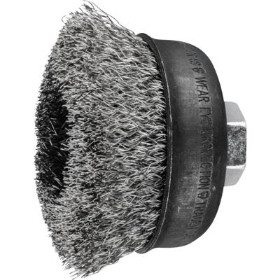 PFERD TOOLS Komborstel ongetordeerd TBU Ø 75 mm M14 Ø roestvrijstalen draad 0,30 voor haakse slijpers POS TBU 75/M14 INOX 0,30 43469003 1 stuk(s)