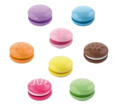 VIGA houten macarons, afm 4,5 cm, 8 stuk/ 1 doos
