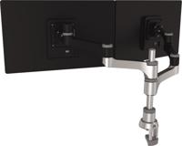 R-Go Tools R-Go Zepher 4 Twin Monitorarm, verstelbaar, zilver - thumbnail