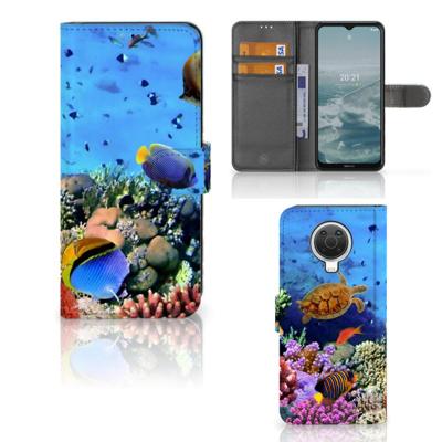 Nokia G10 | G20 | Telefoonhoesje | Met pasjeshouder | Vissen