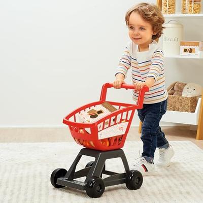 Volledig gevulde boodschappenwagen - ECOIFFIER - 20 levensmiddelen - Vanaf 18 maanden