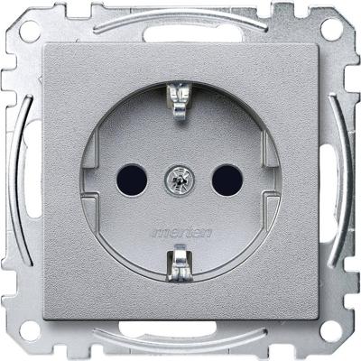 Merten MEG2300-0460 Wandcontactdoos System M Aluminium 1 stuk(s) Merten MEG2300-0460 Wandcontactdoos System M Aluminium 1 stuk(s)