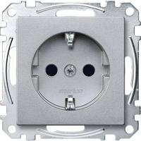 Merten MEG2300-0460 Wandcontactdoos System M Aluminium 1 stuk(s) - thumbnail