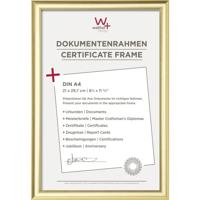 walther+ design KP130G Wissellijst Papierformaat: DIN A4 (b x h x d) 23.80 x 32.80 x 1.70 cm Goud - thumbnail