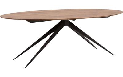 Goossens Excellent Eettafel Ferris, Ovaal 220 x 120 cm