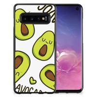 Samsung Galaxy S10 | Bumper Hoesje | Avocado Singing - thumbnail