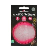 Dog Comets Glow in the Dark Moon Pink M - thumbnail