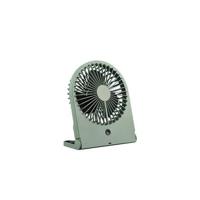 Trio Leuchten Tafelventilator Breezy H 23 cm oplaadbaar pistache groen - thumbnail