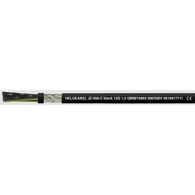 HELU JZ-500-C Black Stuurstroomkabel 3 G 1 mm² Zwart 10951-1000 1000 m