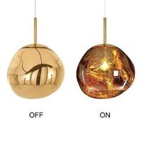 Hanglamp Sanimex Njoy Met E27 Fitting 27 cm Inclusief 4W Lamp Glas Goud Sanimex - thumbnail