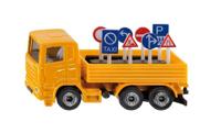 Siku 1322 truck met verkeersborden 7,7cm - thumbnail