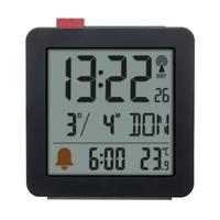 TFA Dostmann 60.2566.01 Wekker Zendergestuurd Zwart Alarmtijden 1 - thumbnail