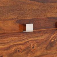Kapstok 118x40 cm massief sheeshamhout - thumbnail