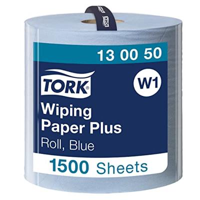 Poetspapier tork w1 premium 2laags blauw 130050 Poetspapier tork w1 premium 2laags blauw 130050