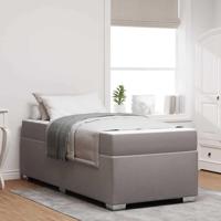 Bedframe Anders Taupe 90 x 200 cm Stof - thumbnail