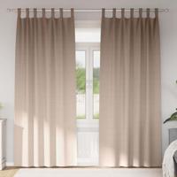 VidaXL Zwart-out gordijnen met ringen 2 pcs taupe 245 x 140 cm - thumbnail