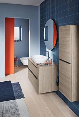 Duravit D-Neo opzetwastafel 60x40x12.5cm zonder kraangat keramiek Wit 2372600070 - thumbnail
