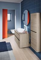 Toilet Duravit D-Neo Wand Set Rimless Diepspoel 54 cm Durafix Hoogglans Wit - thumbnail