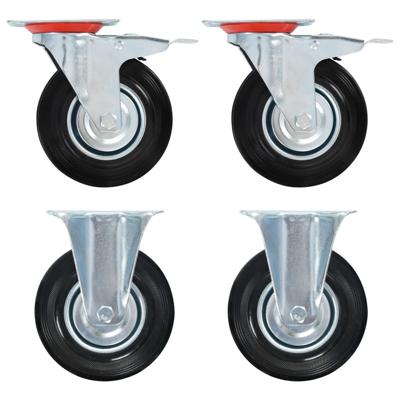 VidaXL 8 st wielen 125 mm