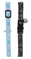 Pawise Cat collar Bule/Butterfly - thumbnail