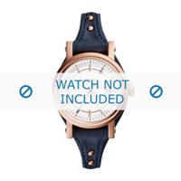 Horlogeband Fossil ES3909 Onderliggend Leder Blauw 14mm - thumbnail