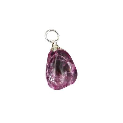 Edelstenen Hanger Bergkristal Crackle Roze Edelstenen Hanger Bergkristal Crackle Roze