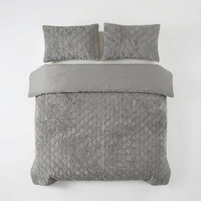 Sleeptime Faux Fur Syon Grijs 240 x 200/220 cm