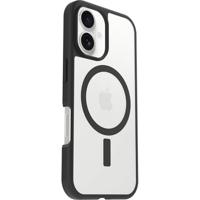 Otterbox React Backcover Apple iPhone 16 Zwart, Transparant Inductieve lading, MagSafe compatible - thumbnail
