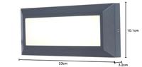 Lutec Helena LED-Wandlamp (grijs) - thumbnail