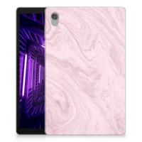 Lenovo Tab M10 HD (2de generatie) Tablet Back Cover Marble Pink - Origineel Cadeau Vriendin - thumbnail