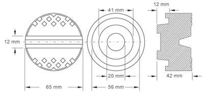 KS Tools 160.0562 Rubberen kussen