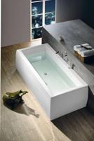 Ligbad Polysan Cleo Inbouw 160x75x48 cm Wit Polysan - thumbnail