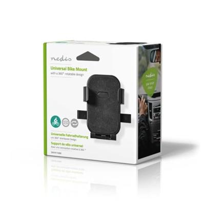 Nedis SBHR110BK Smartphonehouder Fiets Universeel Verstelbare Breedte Verstelbaar