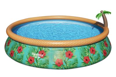 Bestway Fast Set Zwembadset Paradise Palms opblaasbaar 457x84 cm