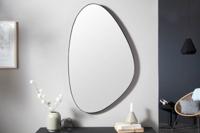 Moderne wandspiegel NOEMI 90cm zwart asymmetrisch design - 40703 - thumbnail