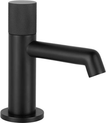 Ben Engraved Cross fonteinkraan mat zwart